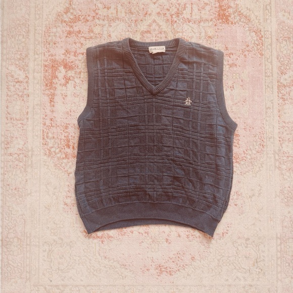 Grand Slam Other - Grand Slam, Men’s Navy Blue Vintage Penguin Vest